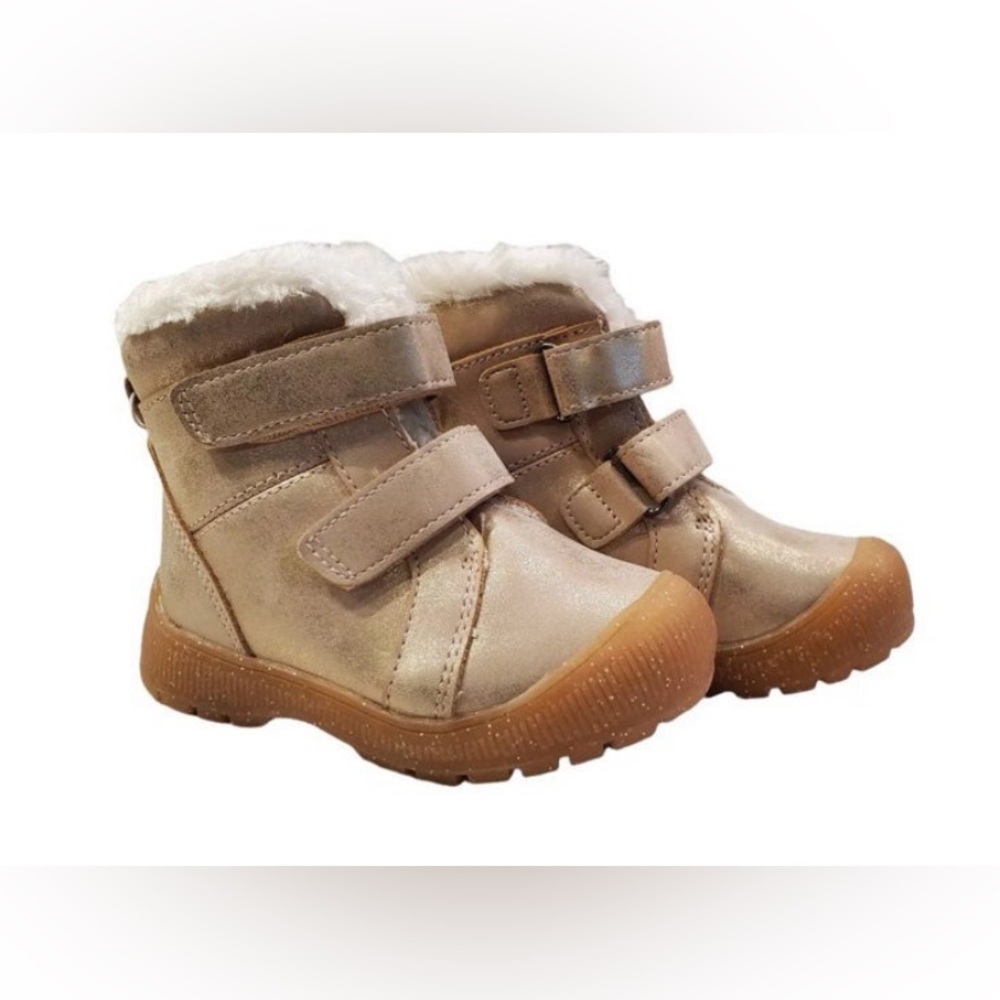 NWT✨Cat & Jack Pink/Eli, Winter boots, fleece lining, slip on